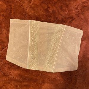 Lovely Vintage Tan Corset Top